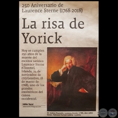 LA RISA DE YORICK - Por JULIÁN SOREL - Domingo, 18 de Marzo de 2018